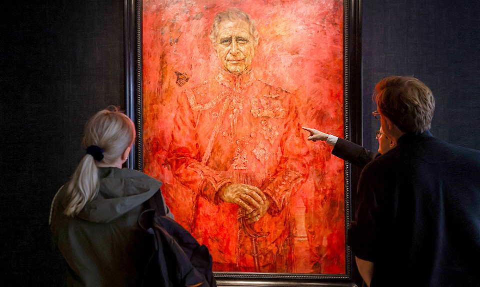 Портрет его величества короля Чарльза III на выставке в галерее Филипа Молда. Фото: Stringer/Anadolu/ABACAPRESS.COM/Eastnews