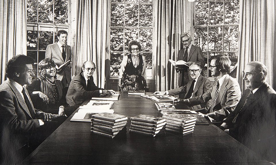 Руководители издательства Thames & Hudson проводят рабочее заседание. 1970-е.  Фото: Thames & Hudson