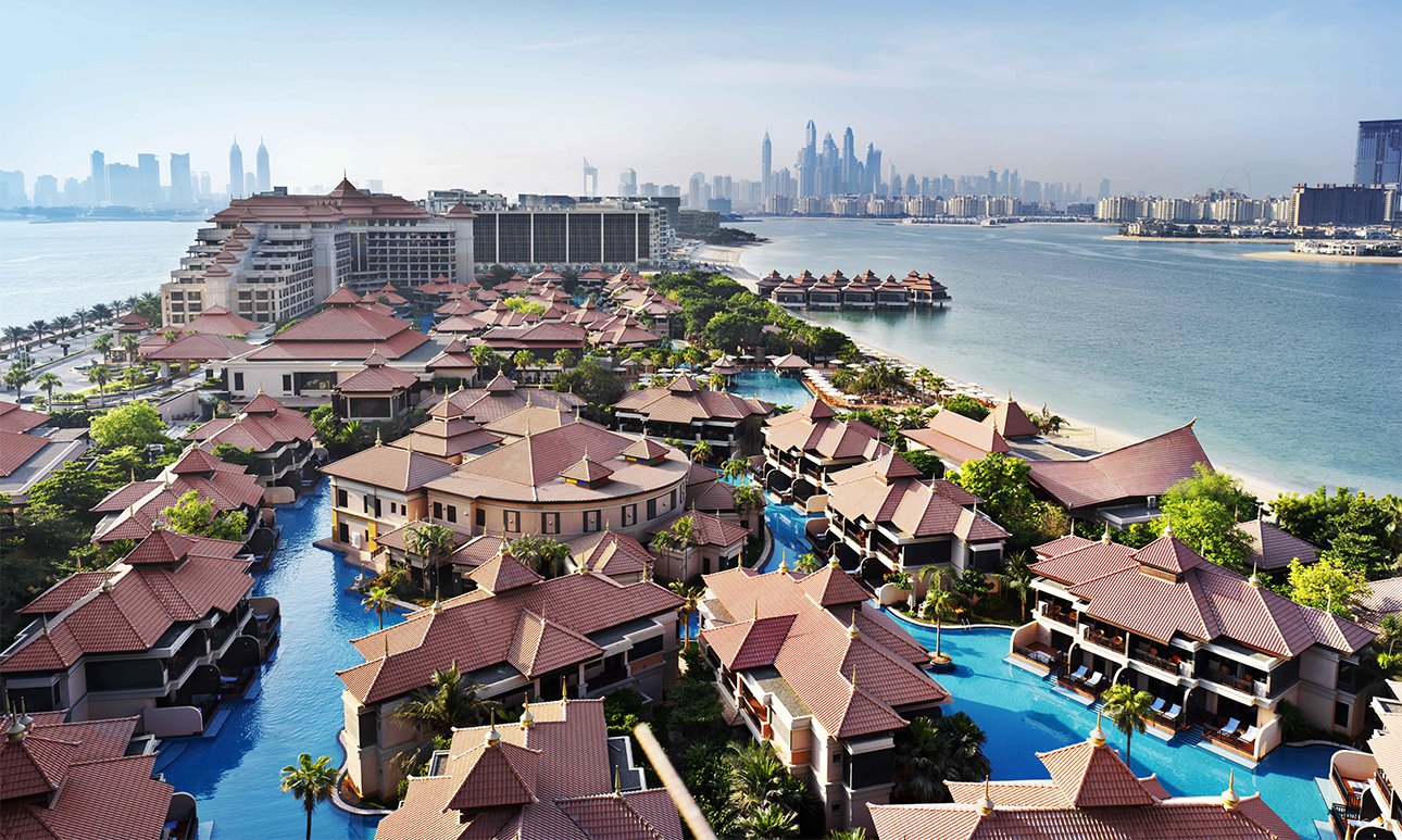 Курорт Anantara The Palm Dubai Resort.   Фото: Anantara Hotels, Resorts and Spa