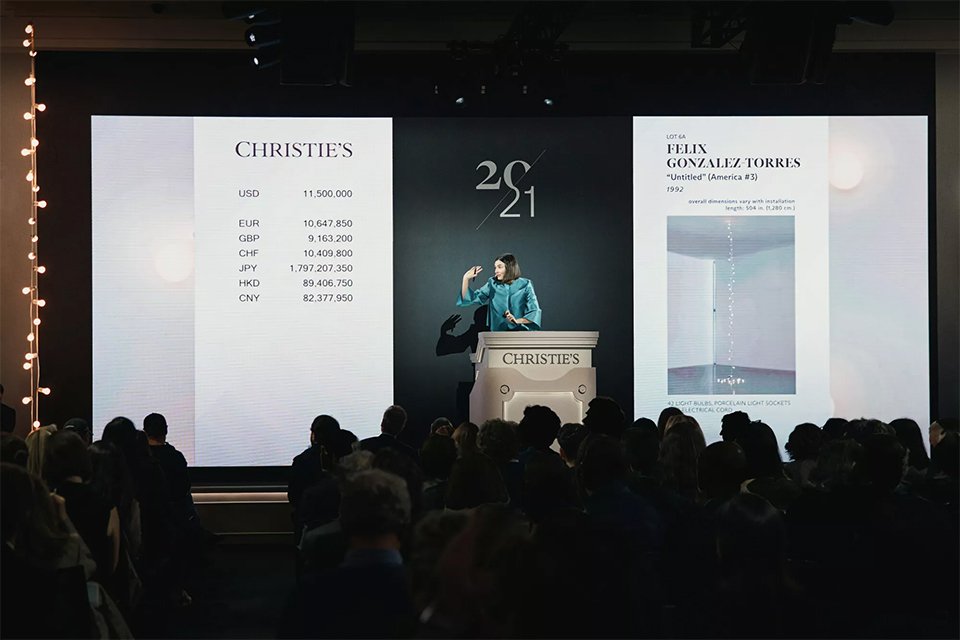 Торги на аукционе Christie’s. Фото: Christie’s