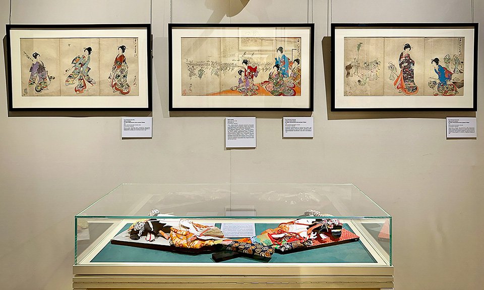 Выставка «Красавицы и воины. Тиканобу» в Музее Востока.  Фото: Музей Востока
