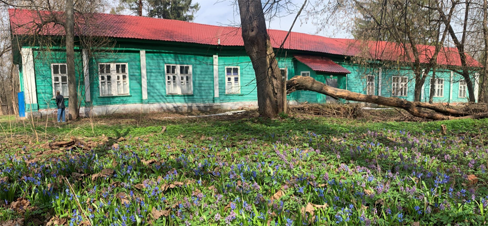 Здание Звенигородской земской больницы (1885 г.), в которой в 1886 и в 1887 годах работал А. П. Чехов.  Фото: Звенигородский музей-заповедник