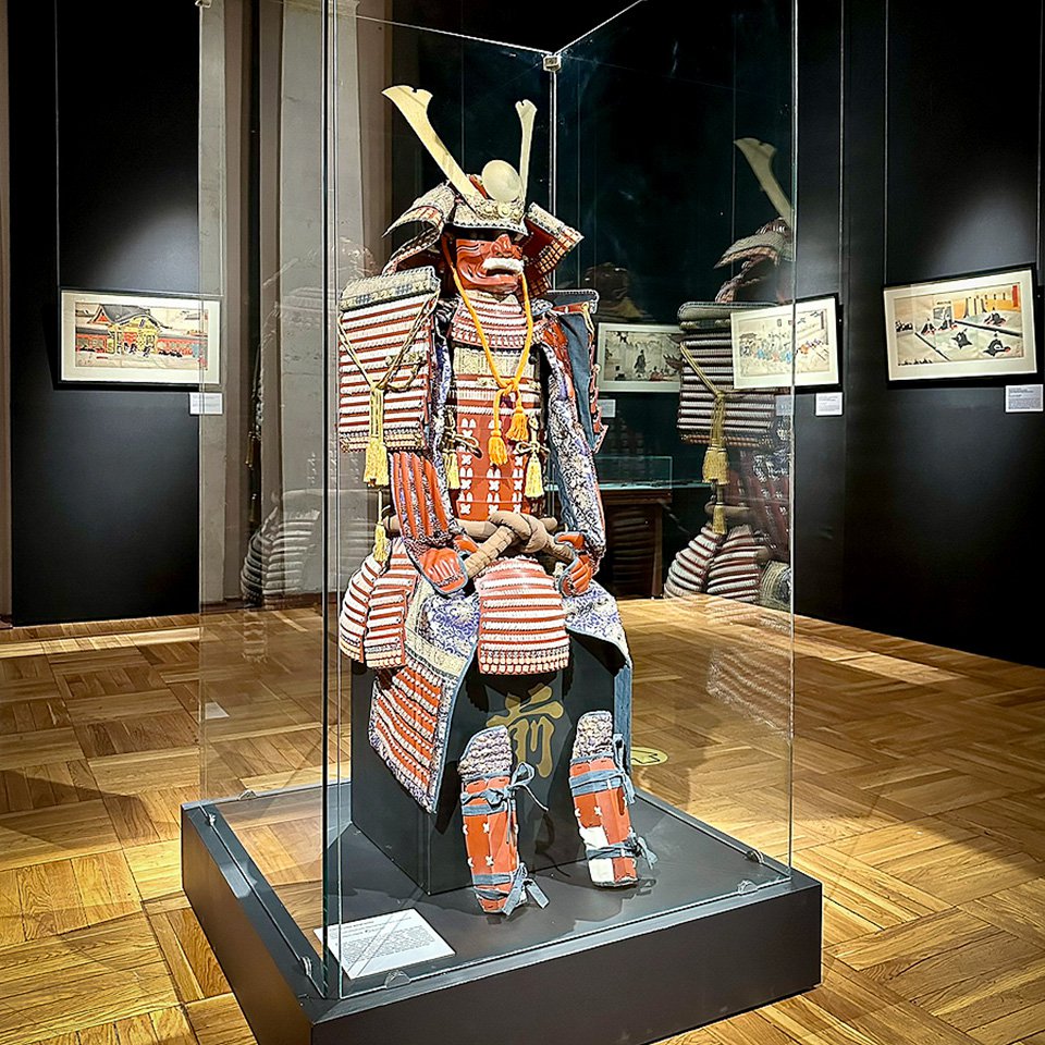 Выставка «Красавицы и воины. Тиканобу» в Музее Востока.  Фото: Музей Востока