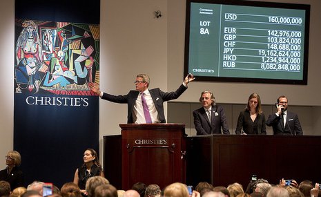 На аукционе Christie’s Пикассо и Джакометти побили все рекорды